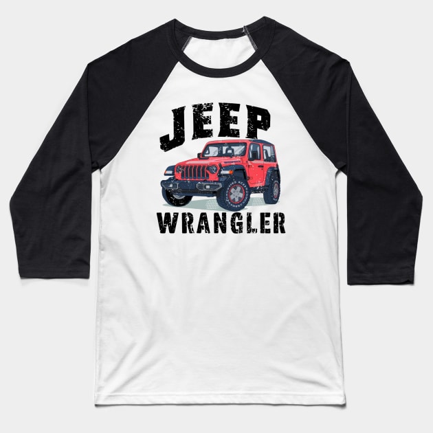 Jeep-lover Baseball T-Shirt by WordsOfVictor